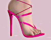 Lace Up Heels | Pink
