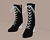 A | Laced Sweater Boots