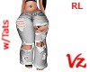 RL GR. Y2K Jeans w/Tats