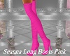 Seanna Long Boots Pink