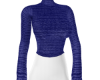 Blue long sleeve sweater