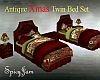 Antique XMAS Twin beds
