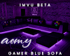 Ao| Gamer Purple Sofa