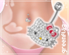 ♡ kitty piercing