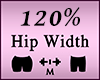 120% Butt Hip Scaler