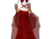 Goddess Red Gold Dress