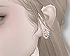 ✧ Pink Dia Earrings