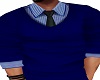 Blue Shirt/Sweater w/Tie