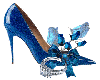 Blue Shoe Ring & Rose
