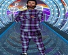 Male Purple Blu PJs