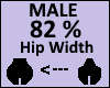 Hip Scaler 82% Male