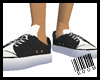 Black/Cream Sneakers