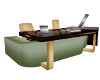 OLIVE DOUBLE DESK