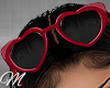 m: Heart Glasses H Red
