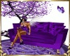 Sofa purple derivable