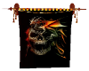 Dragon and Skull Banner