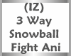 (IZ) 3Way Snowball Fight