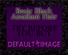 +BW+ Basic Black Hair mf