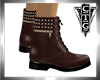 CTG BROWN LEATHER/STUDS