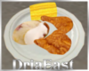 D: Fried Chicken Plate