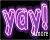 Amo Neon YAY HAPPY Sign