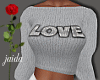 LOVE Sweater - Soft Grey