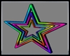 W ! Neon Star Wall 3d