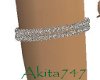 Akitas silver garter L