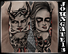 Evil Ladies & Skulls Tat