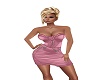 RLS pink leather dress