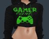 Gamer Girl Crop Hoodie