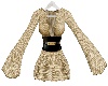 Golden Sweater Dress