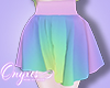 O|Pastel Rainbow Skirt