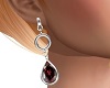 *Ruby Drop Earrings*