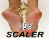 K♛- 65% FEET SCALER