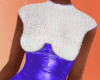 Lilac Leather Dress