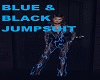 BLUE& BLACK JUMPSUIT