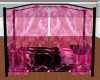 Electric Pink Canopy bed