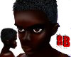 Black African Boy Head