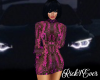 SHEER MINIDRESS PURPLE