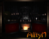 Dark Ruby Fireplace