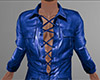 Blue Leather Shirt 4 (M)