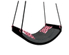 gray & pink swing