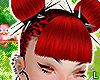 L| Red Goth Gal Hair