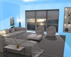 CK  Teal  Blue  Living