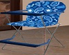 Blue Patterned Highchair