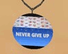 Never Give Up Blue