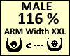 Arm Scaler XXL 116% Male