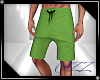 *A* Green Beach Shorts