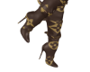 Brown LV Boots